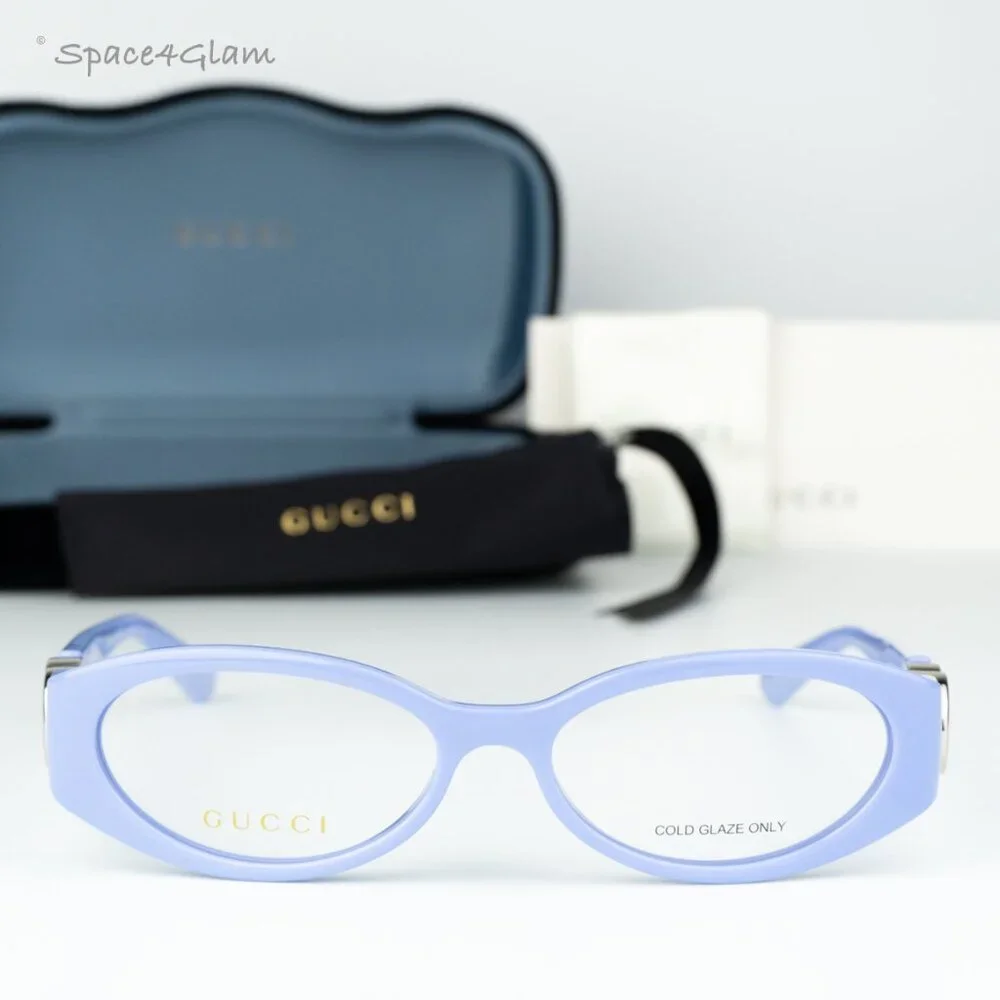 BRAND NEW Gucci GG1693O 003 Violet Demo Women Oval Eyeglasses GG 1693O
